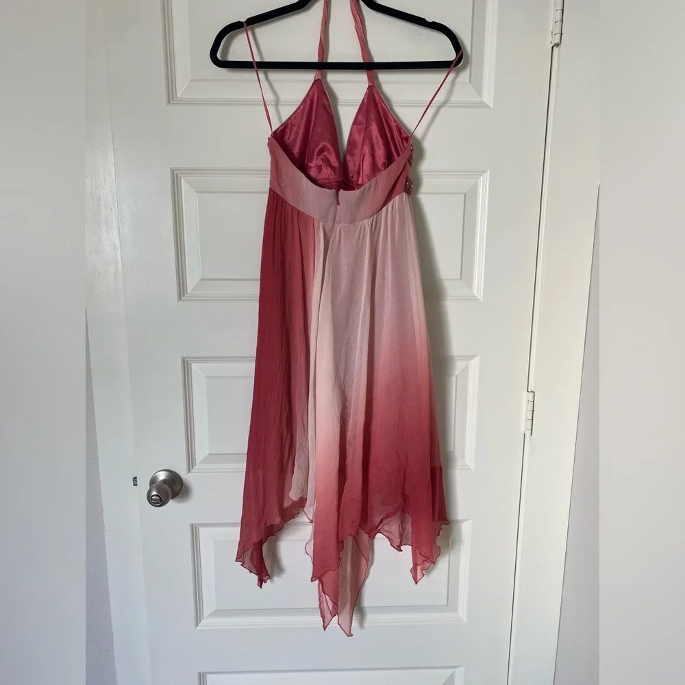 Y2K Beaded Express 100% Silk Fairy Dress - Picture 3 of 11